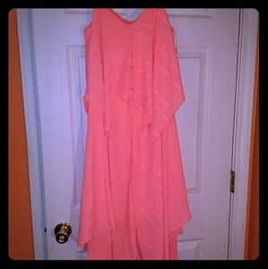 Coral layered dress Apt9